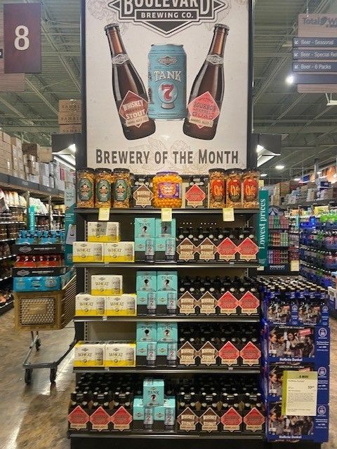 A Beautiful Boulevard Brewing display from our sales rep Alex! 😍 Retailers, to order some of these great beers, check out the retailer portal https://www.beerhouseky.com/BeerHouseRP
.
#beerhouseky #beerhousekentucky #boulevardbrewing