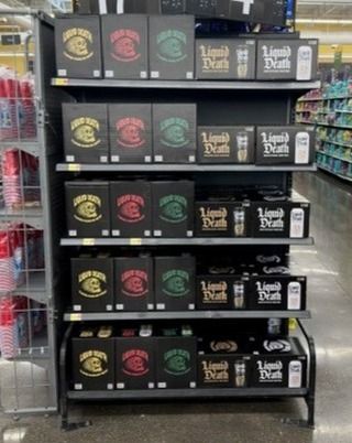 A fantastic endcap of Liquid Death from our ASM, Matt 👍 Liquid Death is available from BHD in select counties in KY. Retailers, order yours on the RP https://www.beerhouseky.com/BeerHouseRP
.
#beerhouseky #beerhousekentucky #liquiddeath