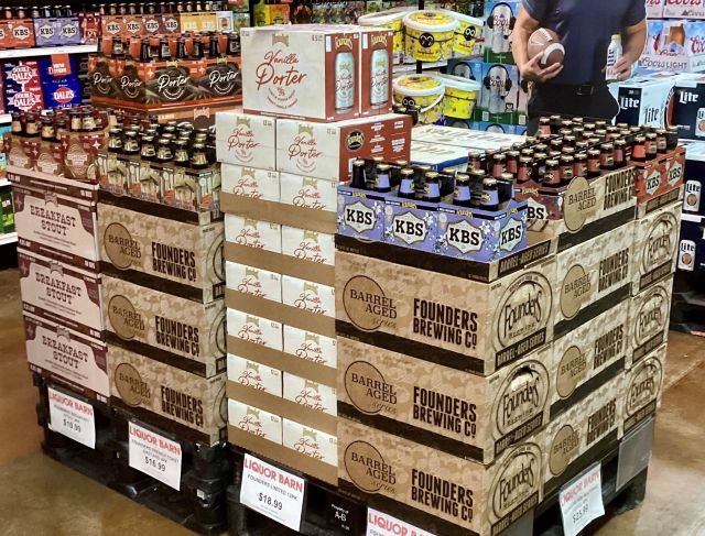 A Fantastic Case Display from our Sales Rep Brindon! 🍻