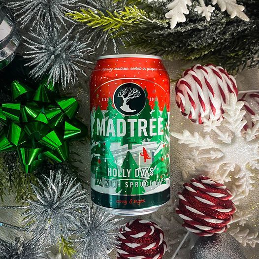 MadTree Holly Days IPA with spruce tips brightens up any festivity. Bursting with citrus and pine flavors, enjoy sharing this beer with your friends and family.
.
#beerhouesky #beerhousekentucky #madtreebrewing